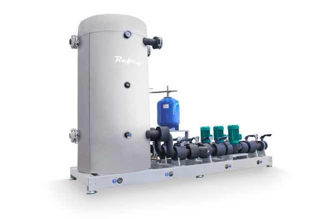 Refra pump stations for cooling systems from the side