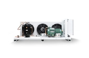 white air cooled condensing unit manufactured by refra