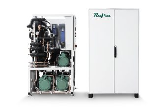 CO2 commercial refrigeration system manufactured by refra in both possible frame types