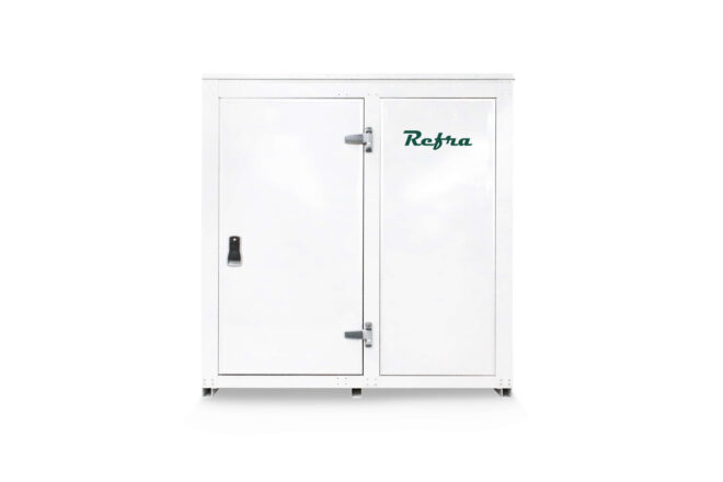 Container compressor rack manufactured by Refra from the front