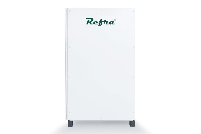CO2 Light refrigeration system manufactured by Refra closed from the back
