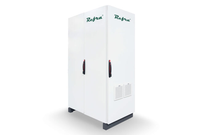 CO2 Light refrigeration system manufactured by Refra closed from the right side