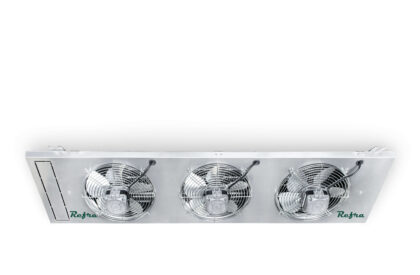 Stainless steel evaporators manufactured by Refra from the front