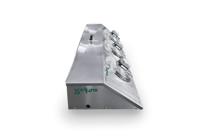 Stainless steel evaporator manufactured by Refra