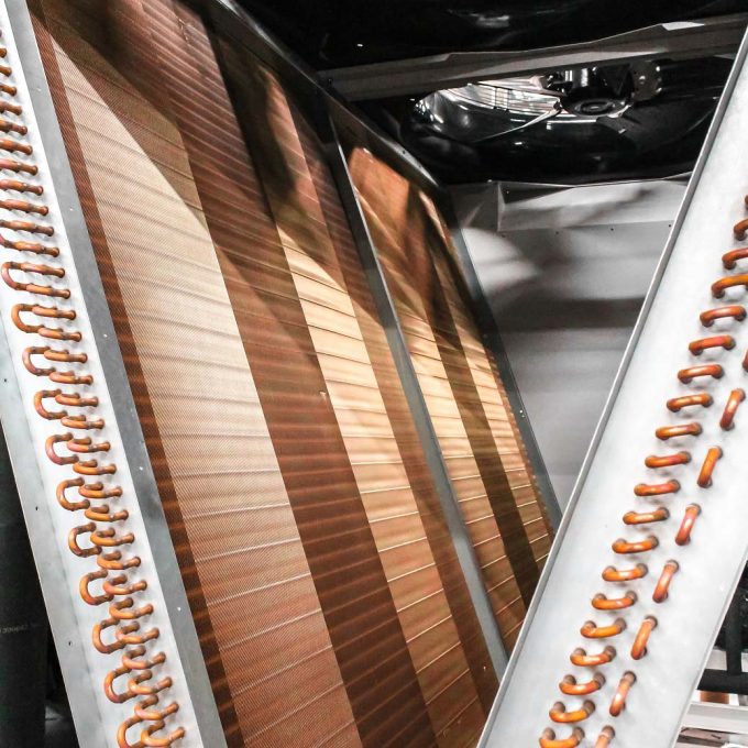 Copper heat exchangers for refrigeration systems manufactured by Refra