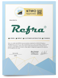 ATMO Approved 2026 certificate awarded to Refra